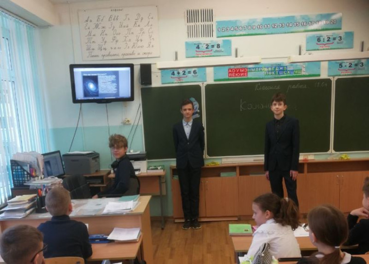 День космонавтики в 3Б классе.